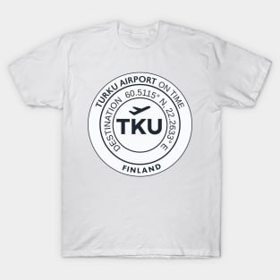 Airport TKU TURKU T-Shirt